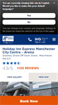 Mobile Screenshot of holidayinnexpressmanchestercity.com
